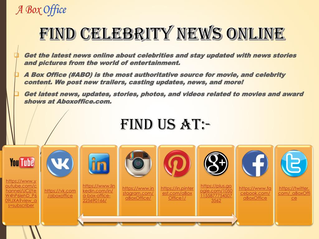 celebrity updates